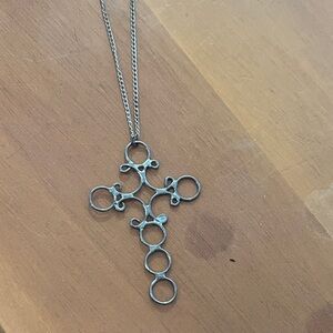 3 for $15 Rustic Silver Cross Pendant Necklace